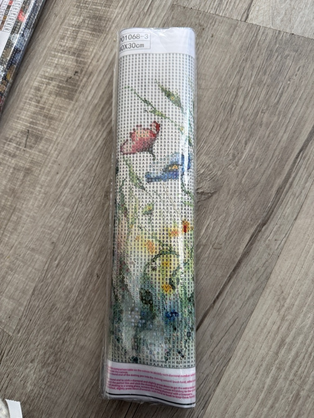 Floral Diamond Painting Roll - Multicolor